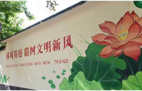 扬州乡村文化墙