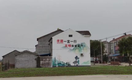 扬州新农村墙绘